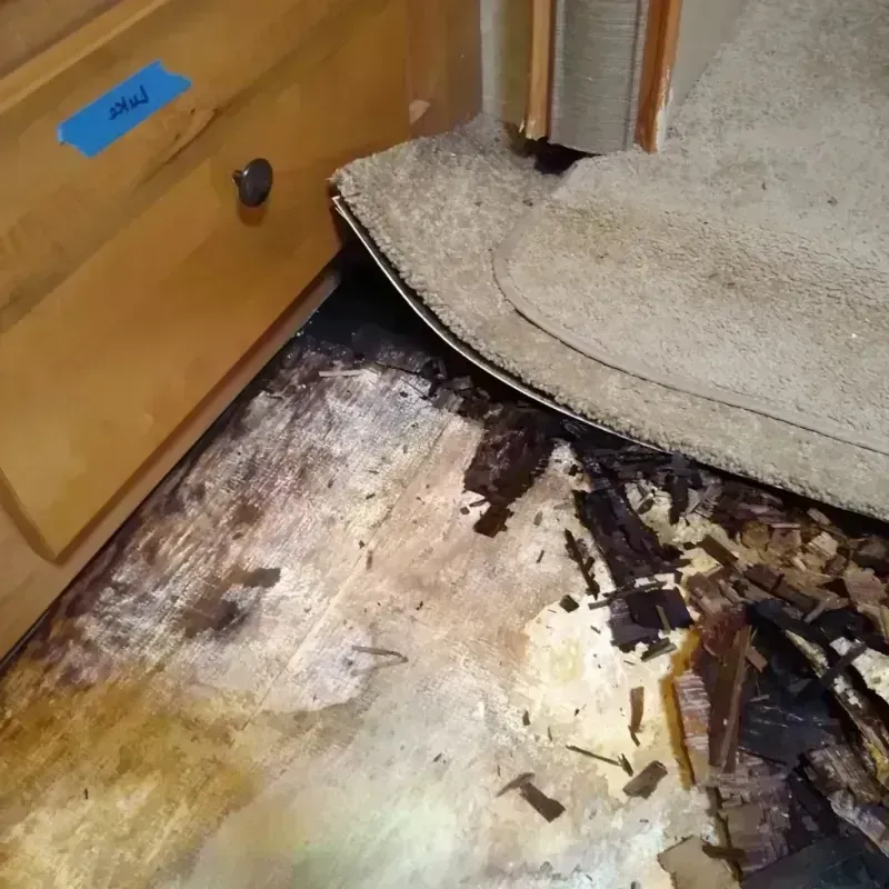 Wood Floor Water Damage in Lynn, MA